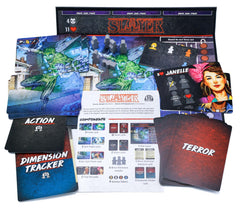 Falconwood Files rulebook image emphasizes clear solo play instructions and pacing.