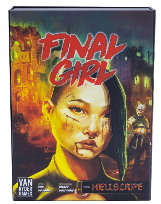 Van Ryder Games Final Girl Hell to Pay core box image enabling immersive solo horror play.