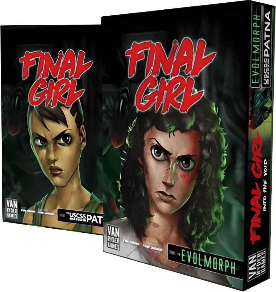 Van Ryder Games Final Girl Into The Void killer and location boards reveal evolving threats.