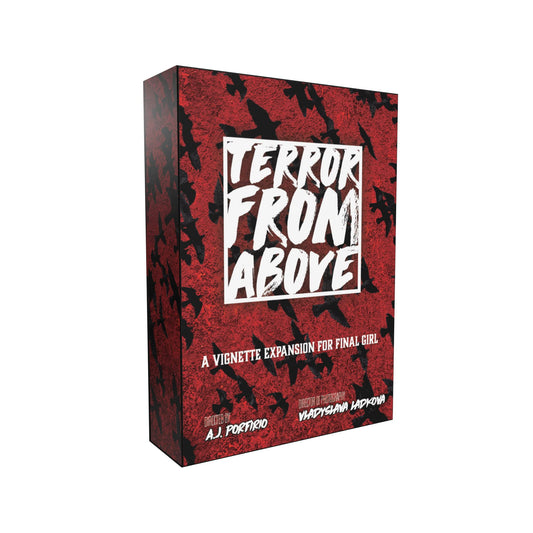 Van Ryder Games Final Girl: Terror From Above vignette box art invites immersive horror play
