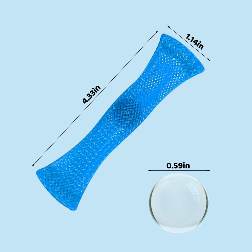 Vanblue marble mesh in use — compact for on the go anxiety relief