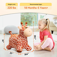 VangeBow giraffe-bouncy-horse-sturdy-base provides stable support during hops.