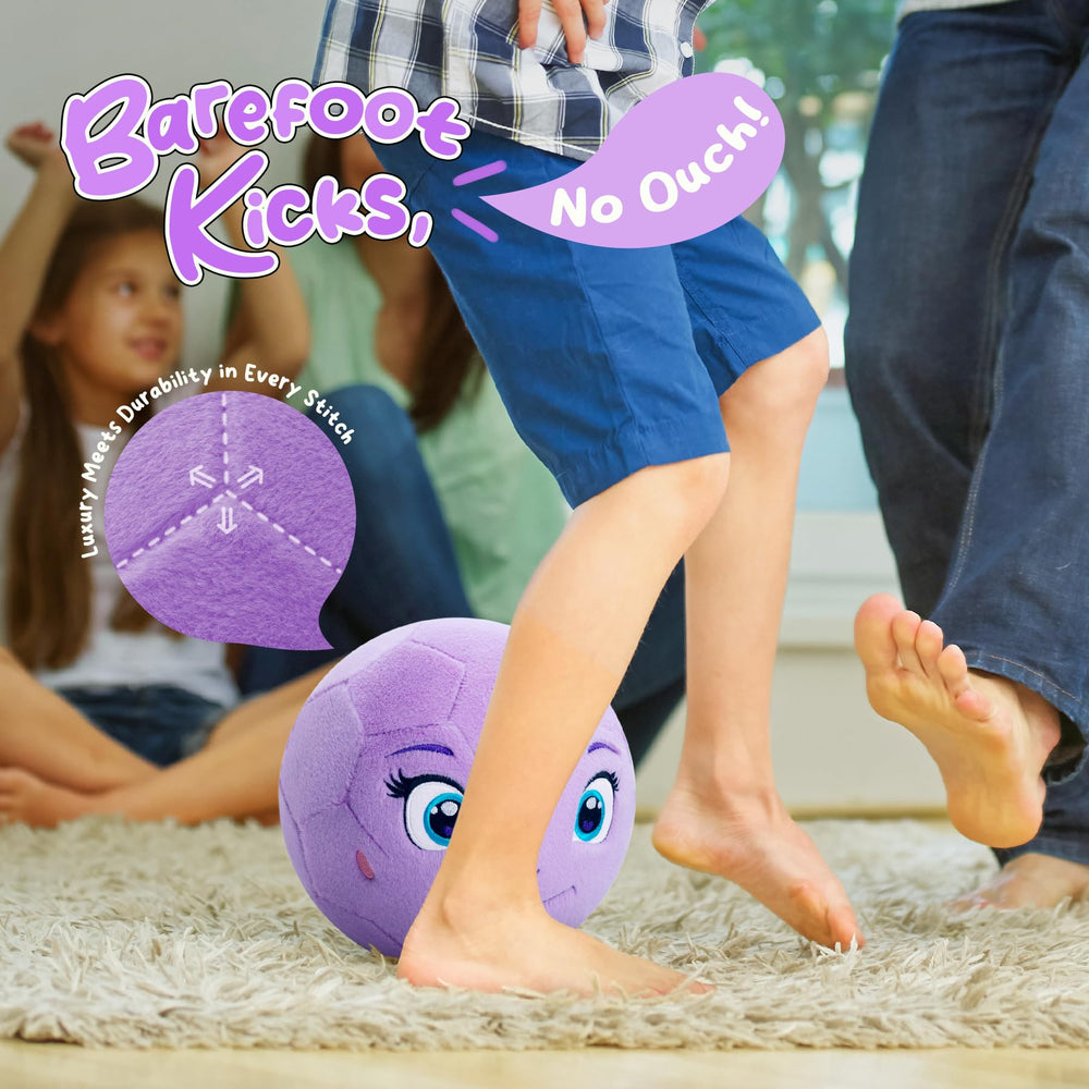 Durable, soft indoor ball supports gentle, safe fun for toddlers.
