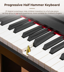 Vangoa English songbook included supports guided music practice.