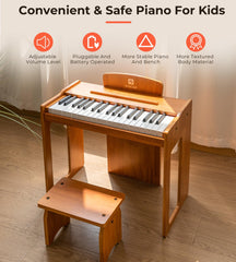 Vangoa keyboard stickers aid beginners with note placement.