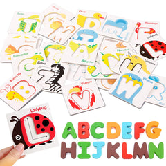 Vankcp 0.39-inch thick wooden blocks easy for little hands to grasp safely.