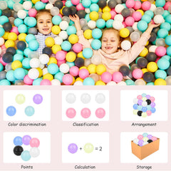 Vanland ball pit balls crush-proof plastic withstand gentle pressure during rambunctious indoor fun.