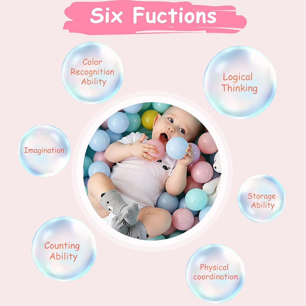 Vanland ball pit balls phthalate-free and BPA-free safety for worry-free play sessions.