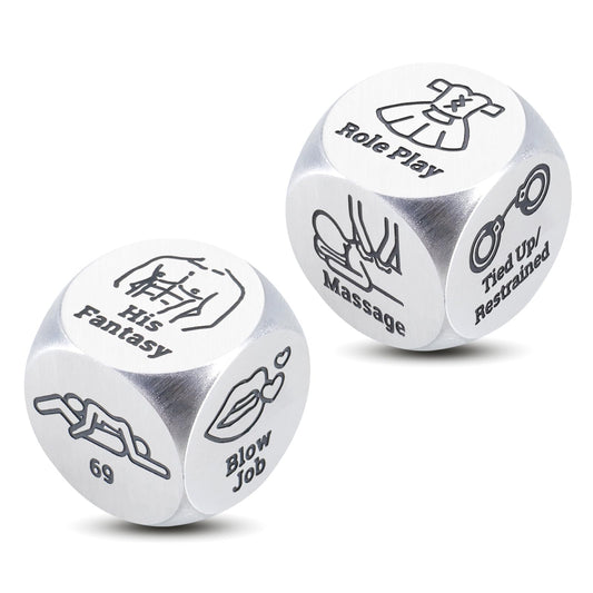 Vanlovemac dinner decision dice packaged for easy gift-giving and date night.