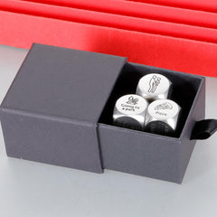 Foods and activities dice offer fresh date ideas