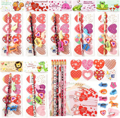 Vanow valentines set packaging showing complete 28-pack classroom gift