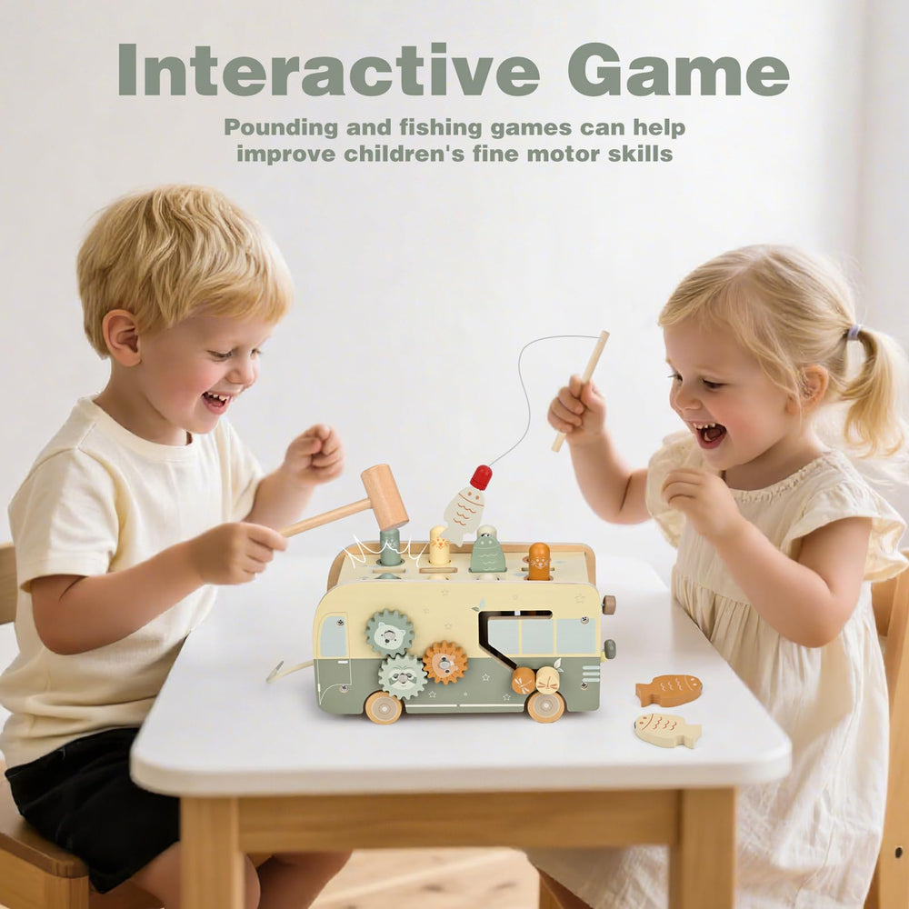 Vanplay bead maze engages hand-eye coordination and logical exploration.