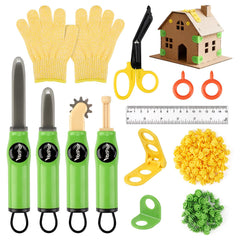 Vanplay cardboard cutter for kids enables precise cuts for creative DIY projects.
