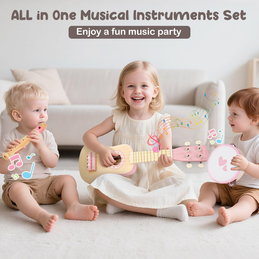 Vanplay maracas and tambourine invite rhythmic movement and fun.