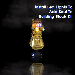QR code installation guide for Vaodest LED kit with Lego 76191