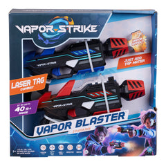 Vapor Strike vapor blaster 2-pack front view with bright lights for immersive gameplay