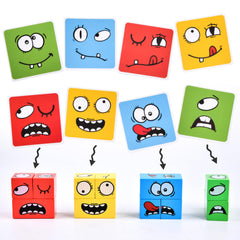 Varbertos colored wooden blocks ready for fast-paced matching play.