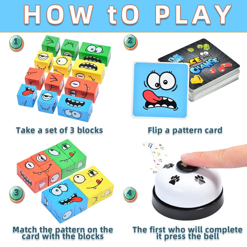 Varbertos pattern cards illustrate quick matching challenges.