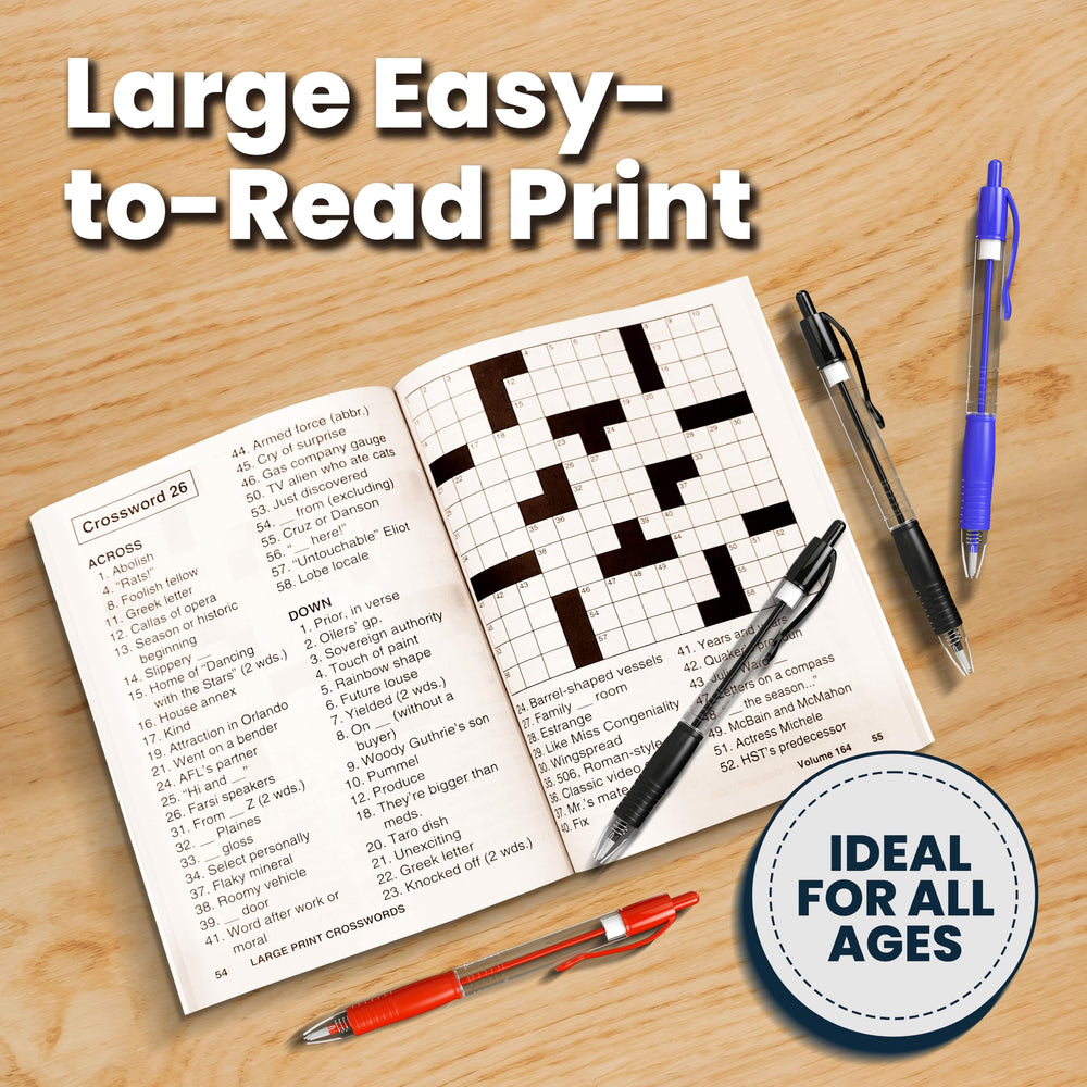 Variety Savings 12-Pack Sudoku large print puzzles for easier reading and focus.