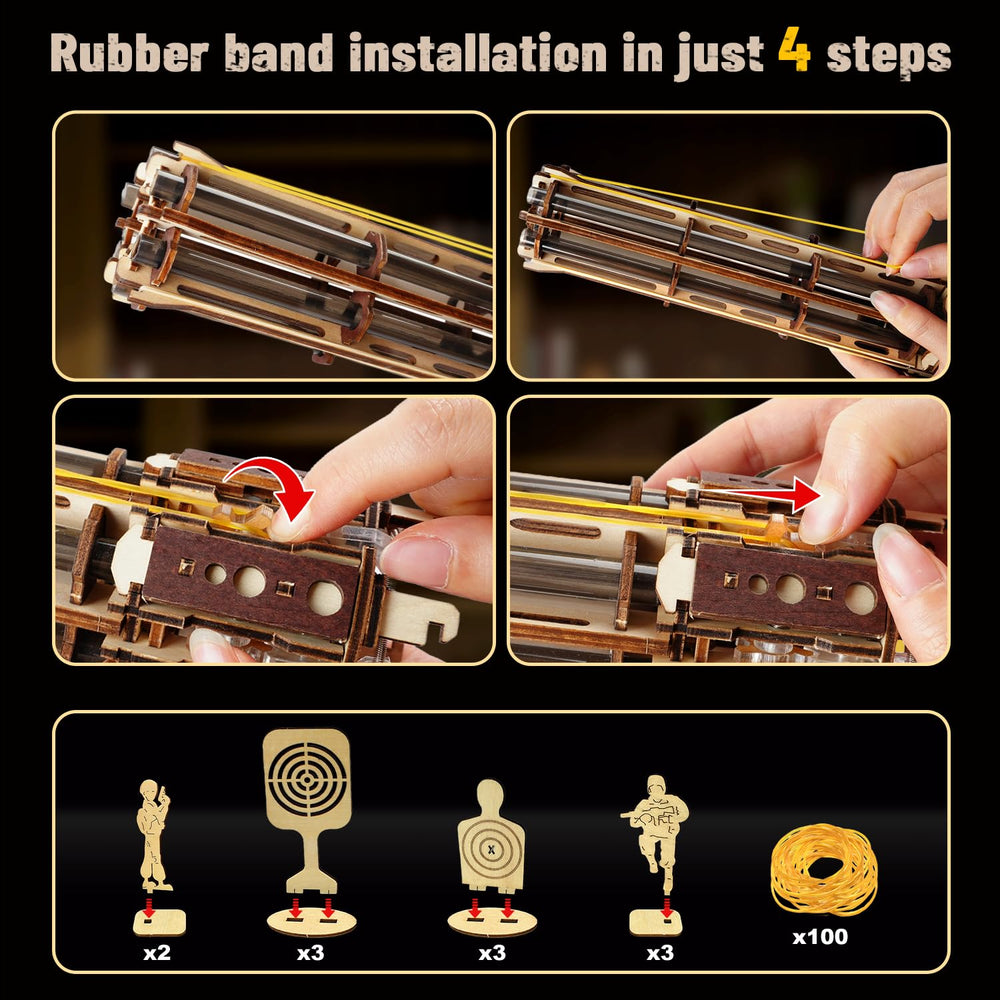 VATOS instruction-guide image suggests step-by-step process for confident beginners and seasoned builders.