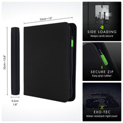Vault X binder featuring 20 double-sided pages for up to 480 cards