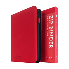 Vault X 9-pocket binder with exo-tec cover protecting cards during storage.
