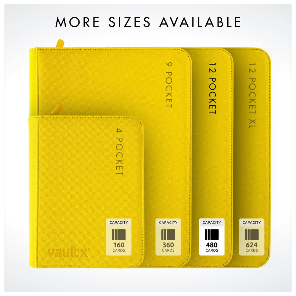 Card pocket size 6.8 cm by 9.7 cm for standard sleeves.