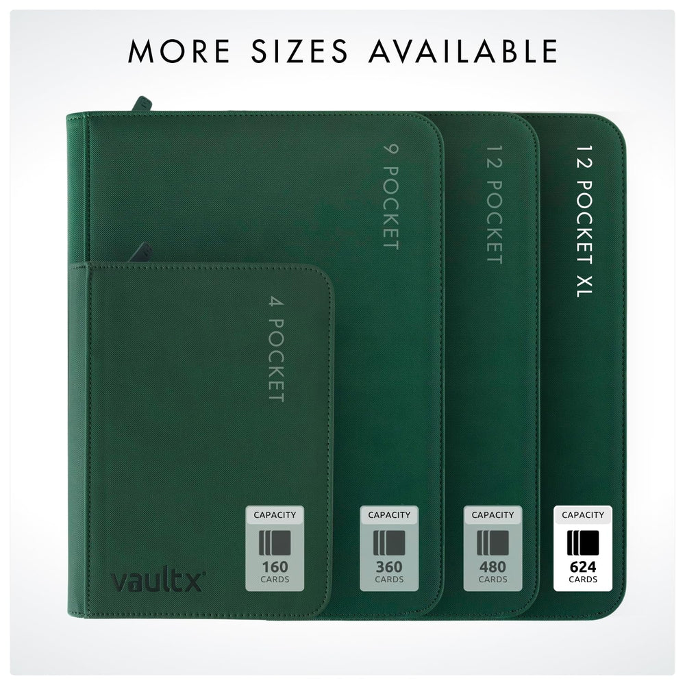 Vault X dust and moisture protection enhances long-term card preservation.