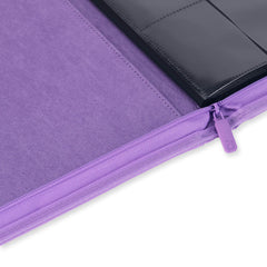 Vault X Exo Tec binder open spread with 20 double‑sided pages.