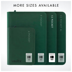 Vault X size and dimensions show 33 cm by 35 cm binder.