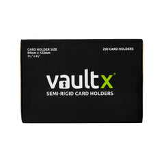 Crystal-clear PVC sleeve offers archival-safe protection for valuable cards.