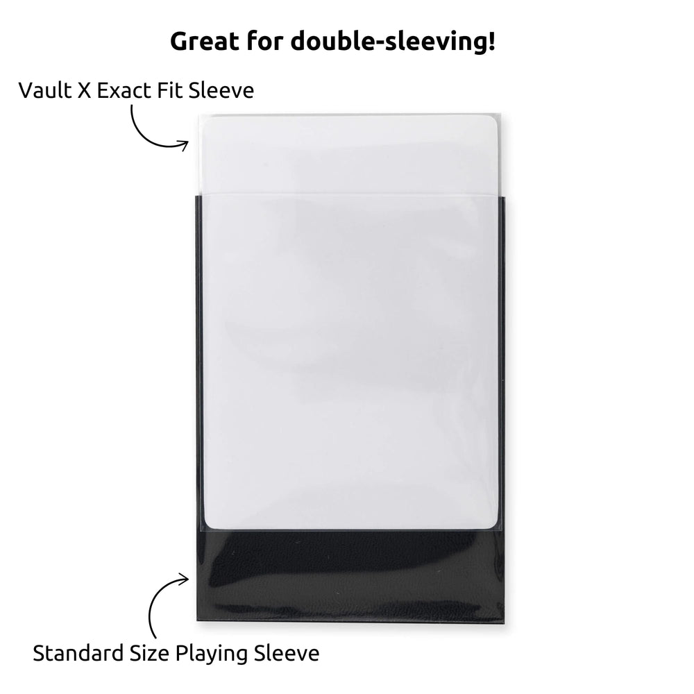 Vault X soft sleeves clear for everyday card storage.