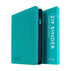 Vault X teal Exo-Tec cover protects a card collection with rugged style.