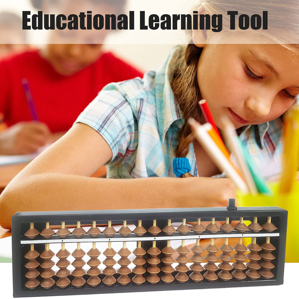 Vaupan Abacus brown beads enable approachable math practice.