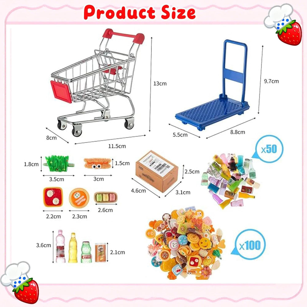 Vawuz flatbed hand trailer perfect for tiny transport in displays