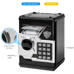 Vcertcpl ATM piggy bank bill slot shows convenient cash acceptance.