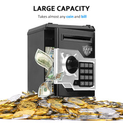 Vcertcpl ATM piggy bank coin slot highlights wide storage for coins.