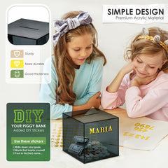 Vcertcpl gift-ready piggy bank appeals to kids and adults alike.