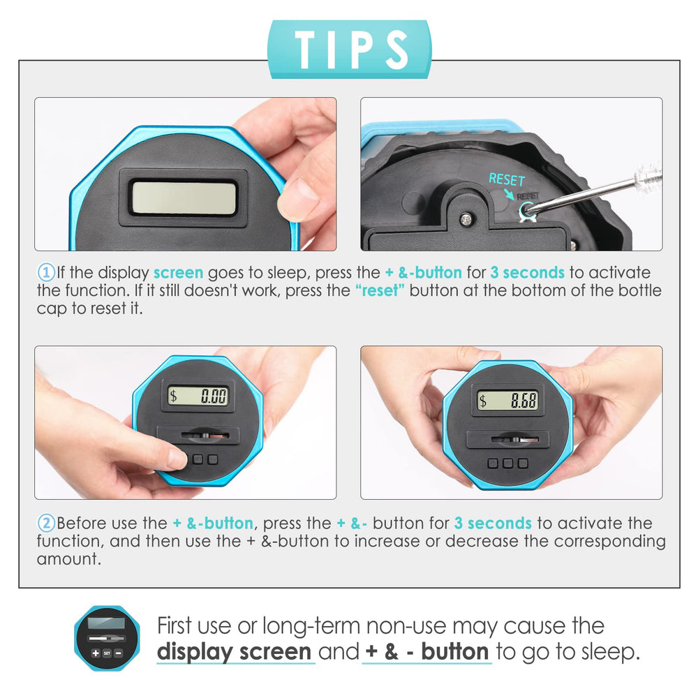 Vcertcpl smart piggy bank encouraging easy saving.