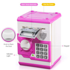 Vcertcpl secure four-digit code pad highlighting safe personal savings