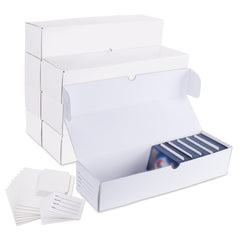 VCGMO trading card storage box assembly enables quick bulk setup.