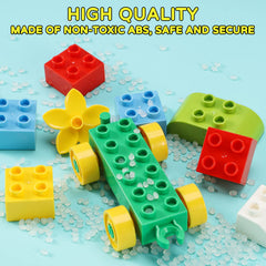 VConejo number bricks 18-pack supports number recognition and motor practice.