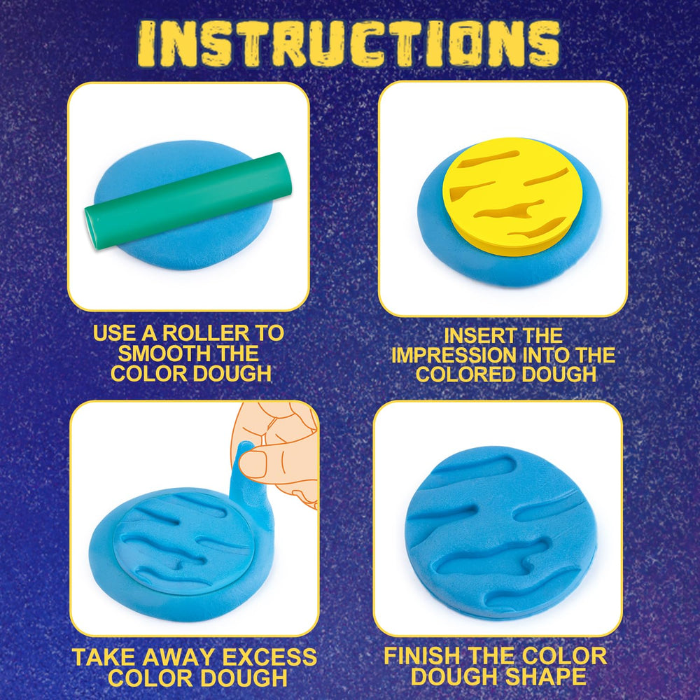 VConejo planets dough set encourages imaginative space exploration at home
