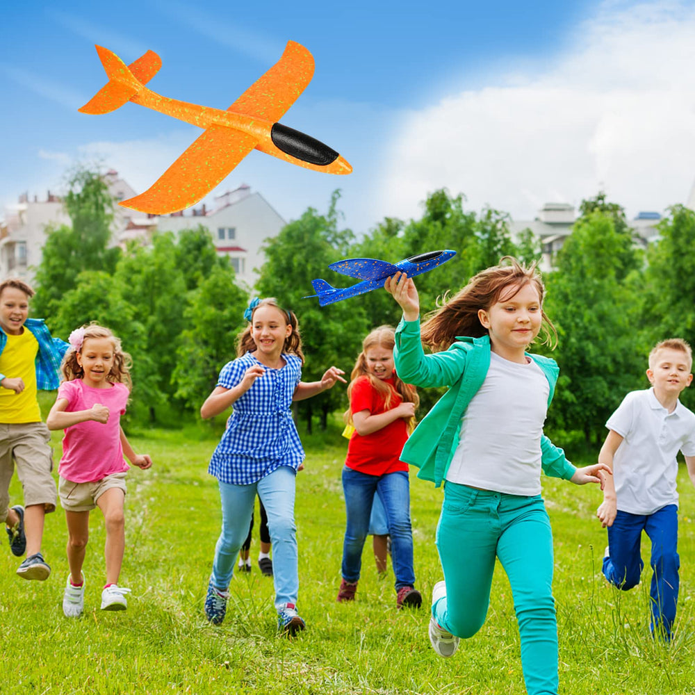 VCOSTORE foam airplanes detachable wings for fast reassembly during games.