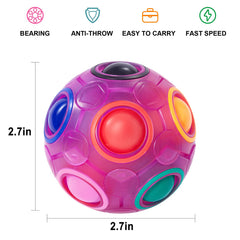 Vdealen Rainbow Puzzle Ball inside balls slide for satisfying tactile focus.