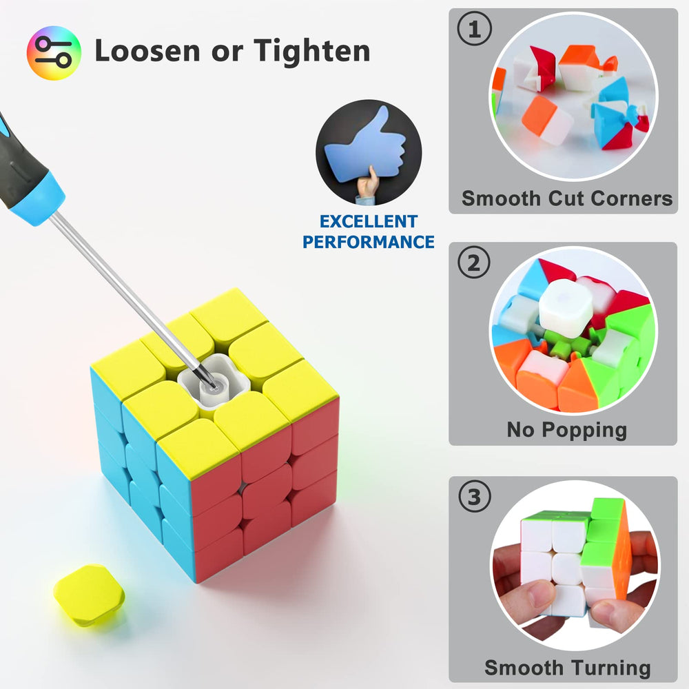 Vdealen stickerless ABS cube safe and durable for family use.