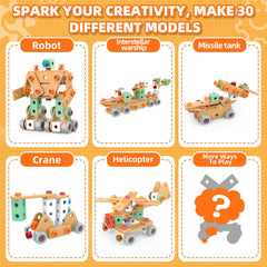 VEAIS STEM toys support early math, hand-eye coordination, and teamwork.
