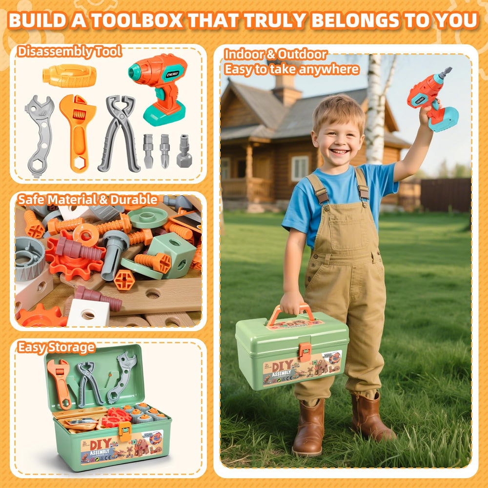 VEAIS kids tool set makes a great birthday or holiday gift.