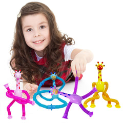 Veakeqe giraffe suction cups close-up showing strong grip on smooth surfaces.