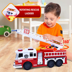 VEBO fire truck one-button operation simplifies start-up for toddlers